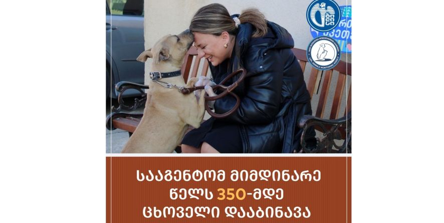 დაბინავებულ ცხოველთა რიცხვი