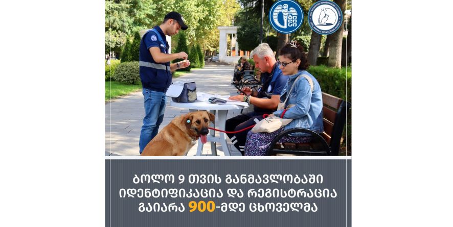 ბოლო 9 თვის განმავლობაში გავლილი იდენტიფიკაცია-რეგისტრაციის რიცხვი